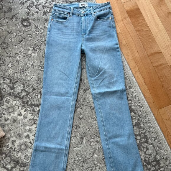 Paige Cindy High Rise Straight Denim - Picture 1 of 2